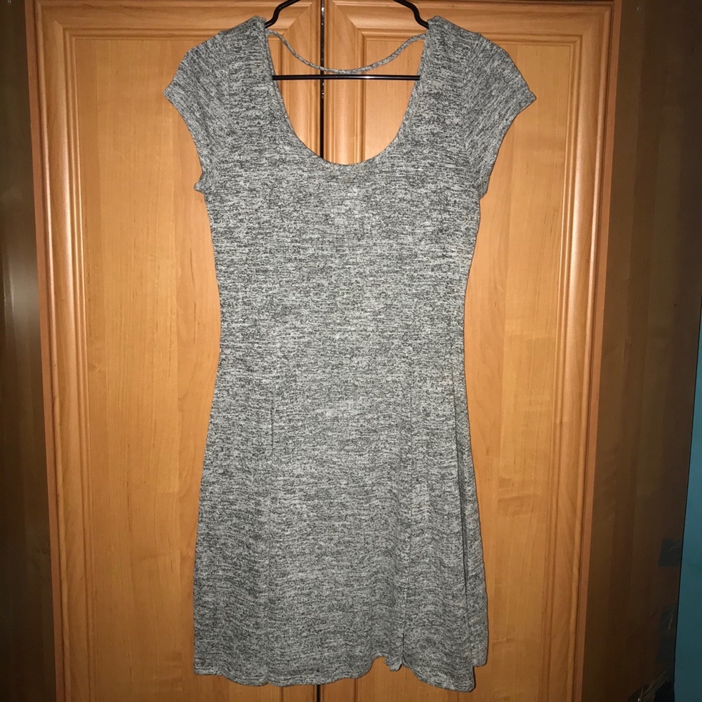Grey Midi Dress